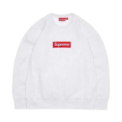 Supreme Box Logo Crewneck Sweatshirt "Ash Grey" (18FW)