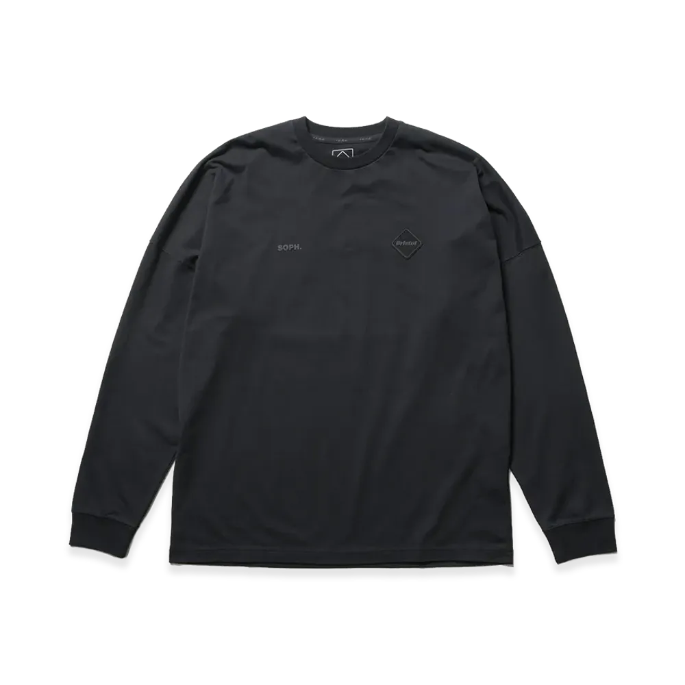 F.C.Real Bristol Cut-Off Logo L/S Tee "Black"