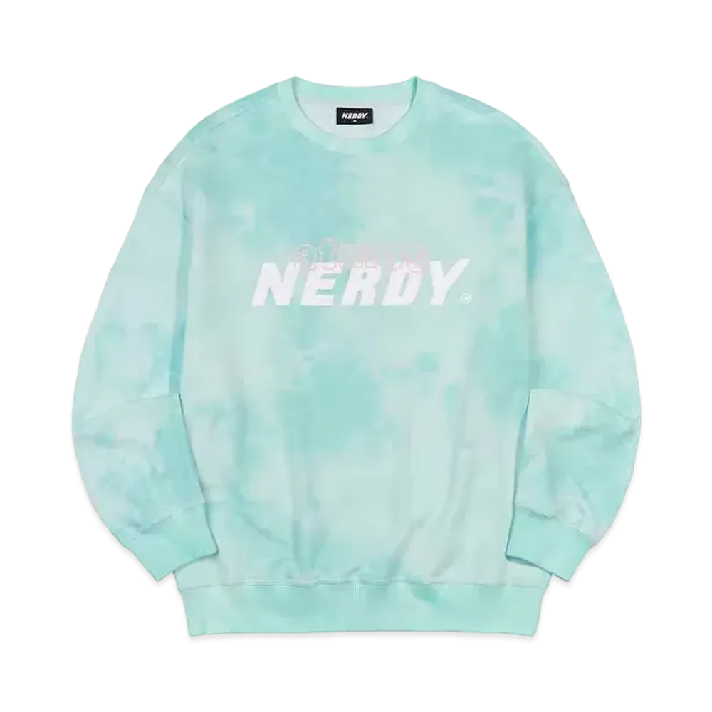 atmos pink x Nordie DNA Water Color Sweatshirt "Mint"