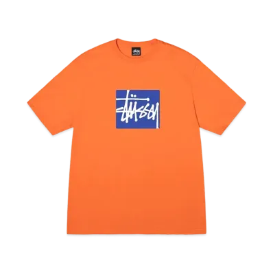 Stussy Stock Box Tee "Orange"