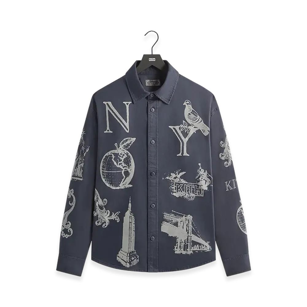 Kith NY Symbols Graphic Apollo Shirt "Nocturnal"