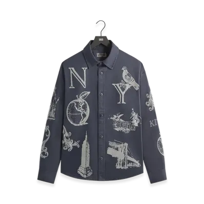 Kith NY Symbols Graphic Apollo Shirt "Nocturnal"