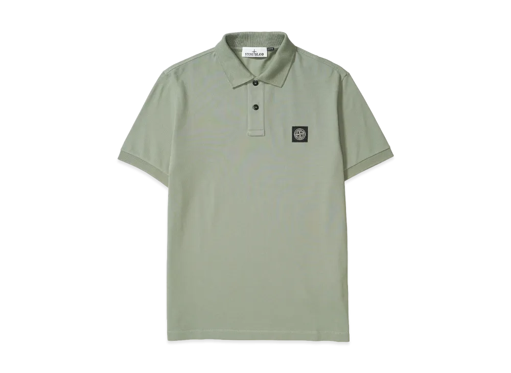 Stone Island Polo Shirt 22002SC Organic Cotton Elastane Pique "Sagegreen"