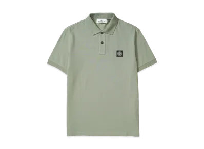 Stone Island Polo Shirt 22002SC Organic Cotton Elastane Pique "Sagegreen"