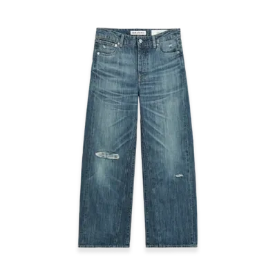 OUR LEGACY Women's Treble Cut "Vintage Rubber Repair Denim"