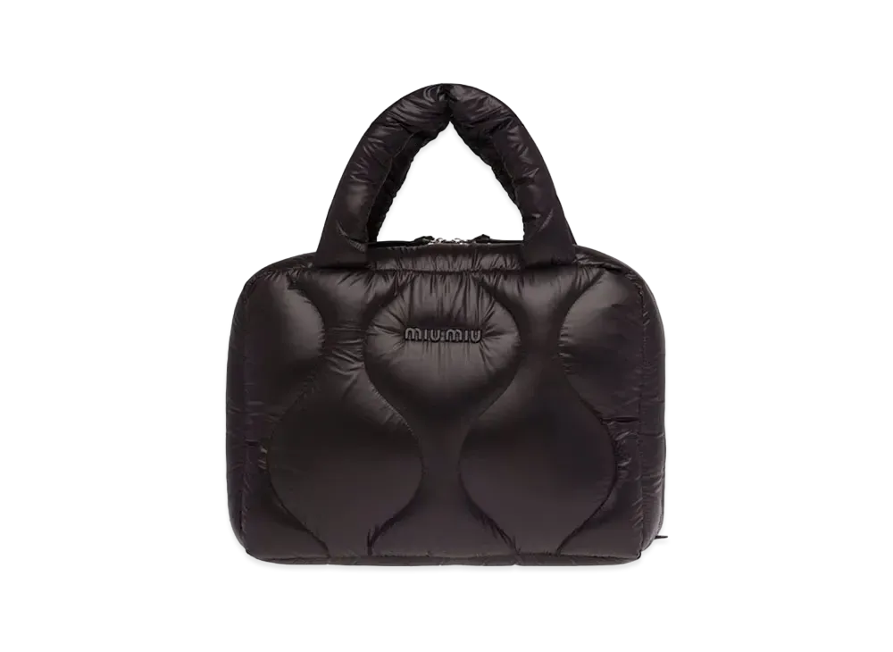 MIU MIU Nylon Handbag "Black"