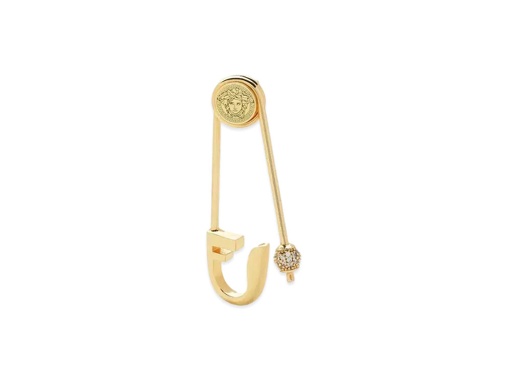 FENDI x Versace Fendace Gold-Colored Earrings "Gold"