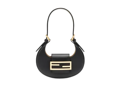 FENDI Fendi Cookie Leather Mini Bag "Black"