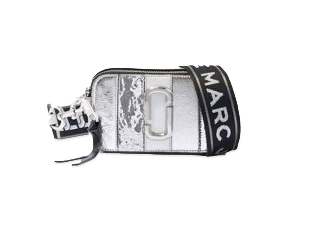 Marc Jacobs The Snapshot Metallic Striped "Light Gold"