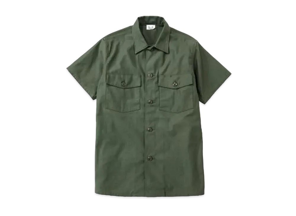 THE REAL McCOY'S COTTON SATEEN SHIRT S/S "OG107"