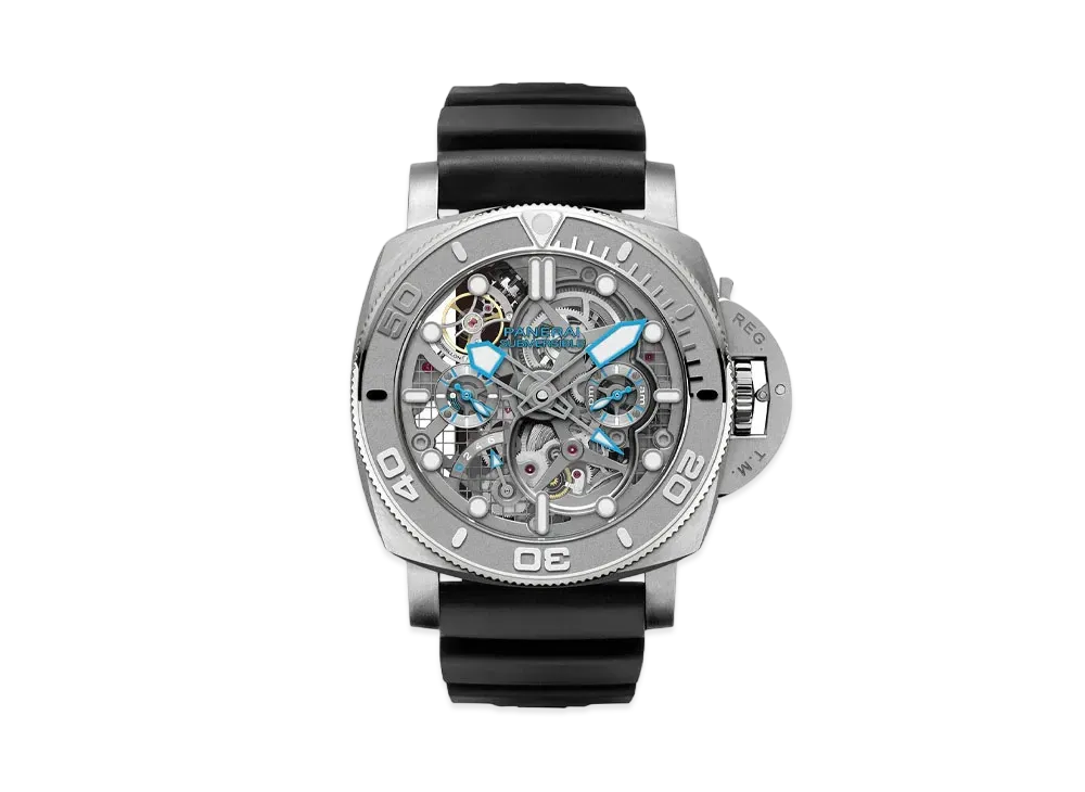 PANERAI Submersible EcoPangaea Tourbillon GMT - 50mm Mike Horn Edition