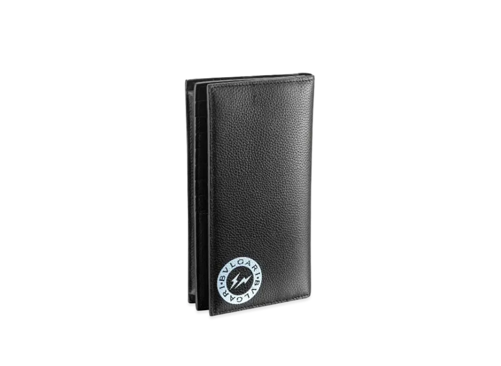 FRAGMENT x BVLGARI Trifold Wallet "Black"