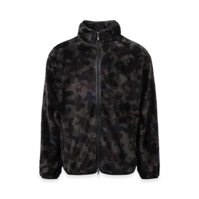NEEDLES W.U. Papillon Camo Micro Fur Piping Jacket "Charcoal"