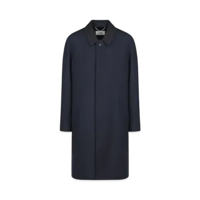 Maison Margiela Women's Wool Viscose Coat "Navy"