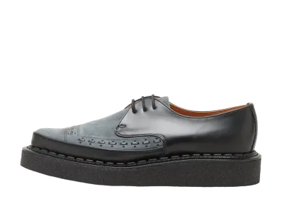 GEORGE COX Diano No.5 Sole "Black/Charcoal" Suede 3705-V-617