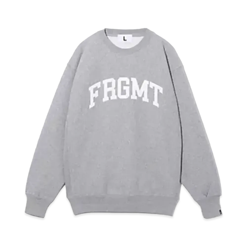 フラグメント ユニバーシティ FRGMT UNV C/N スウェット E "グレー"