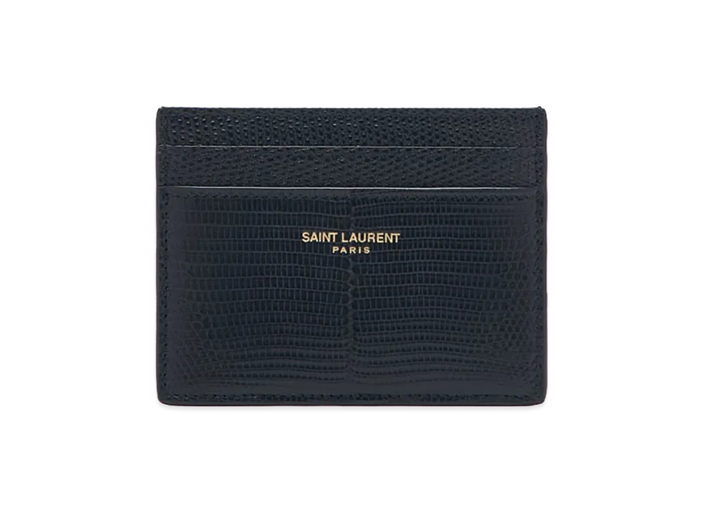 Saint Laurent Women's Paris Signature Card Holder "Black"