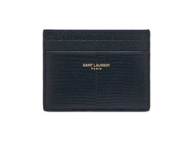 Saint Laurent Women's Paris Signature Card Holder "Black"