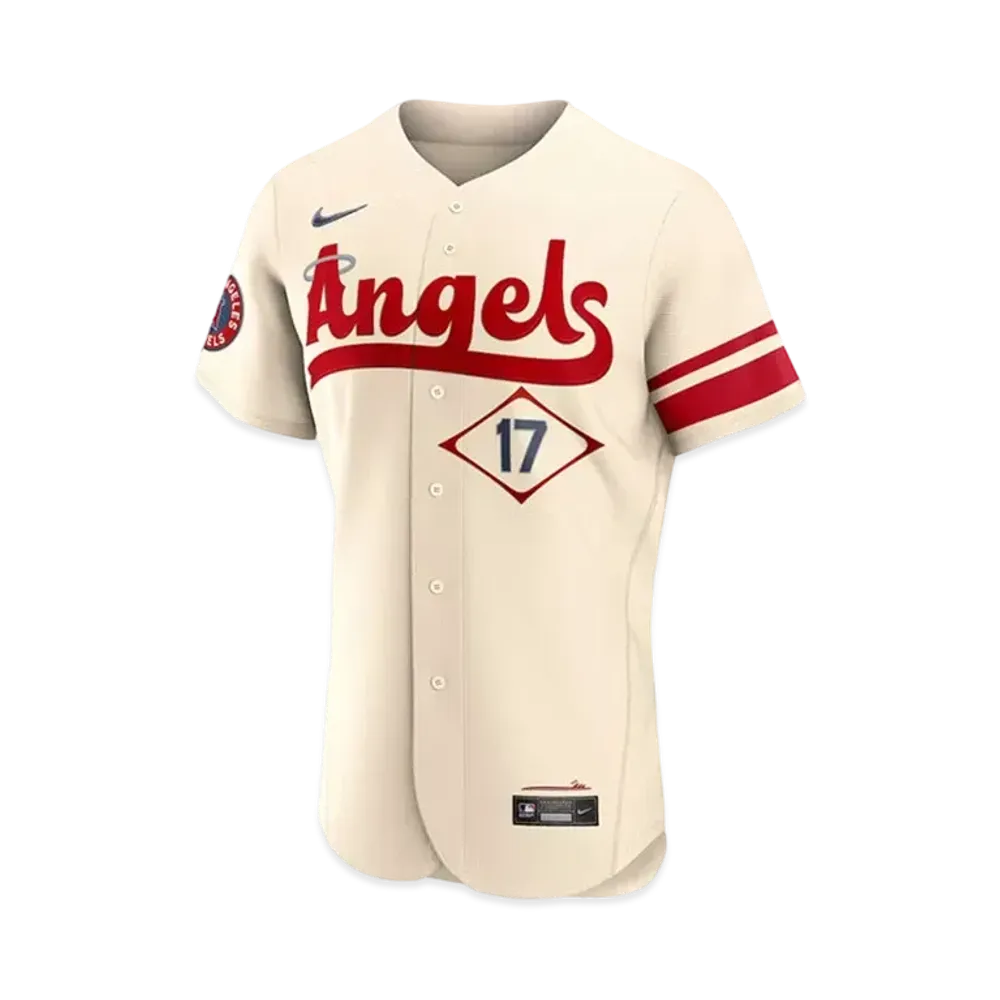 MLB x Nike Official Authentic Jersey City Connect Los Angeles Shohei Ohtani "Beige"