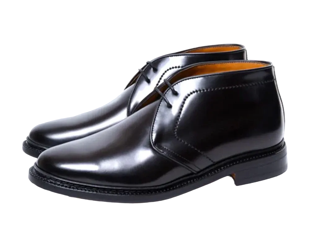 Berwick Chukka Boots HO223 Cordovan "Black" 370RDJRBK Wide