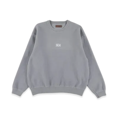 WIND AND SEA Mole Knit Crewneck Sweatshirt "Gray"