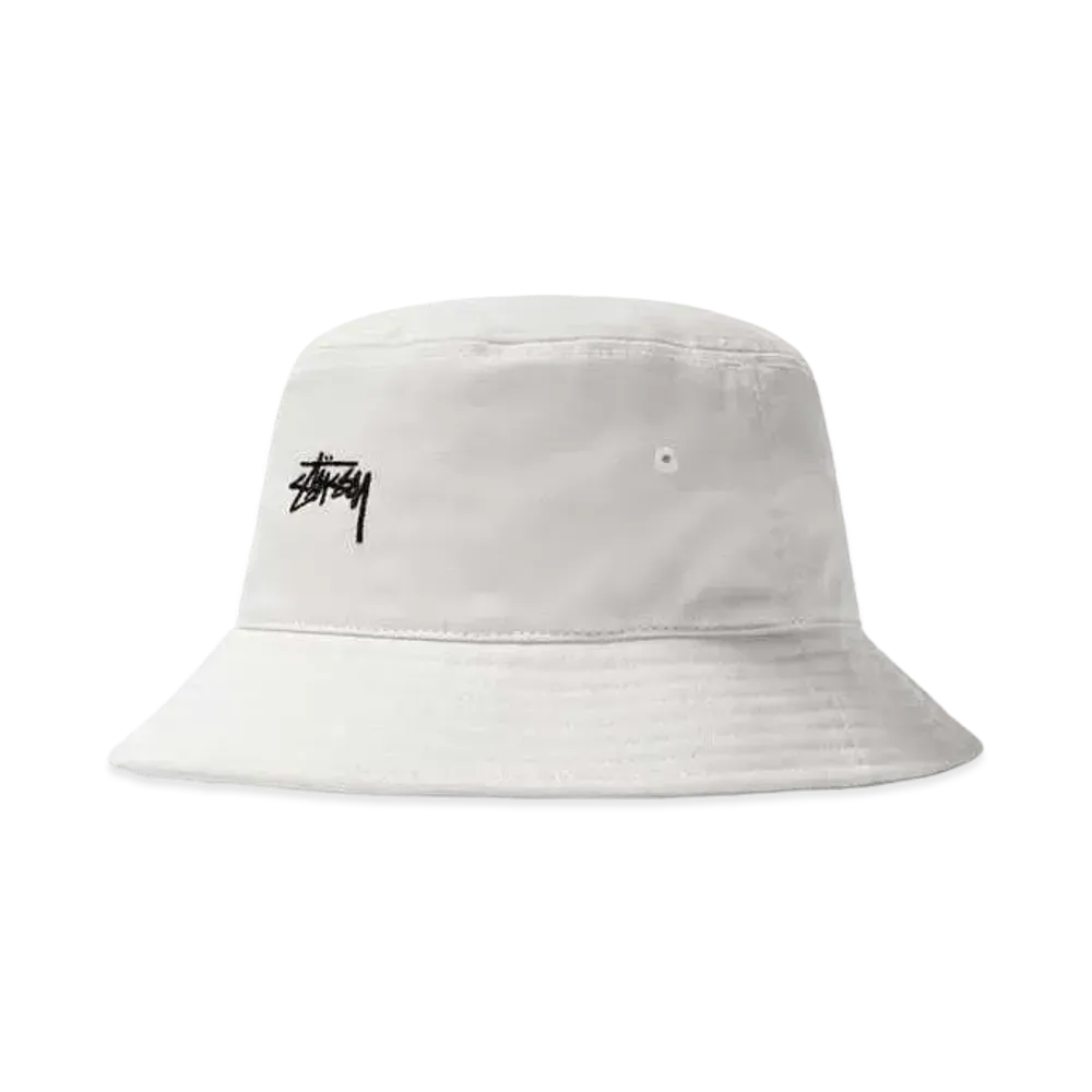 Stussy STOCK BUCKET HAT "White"