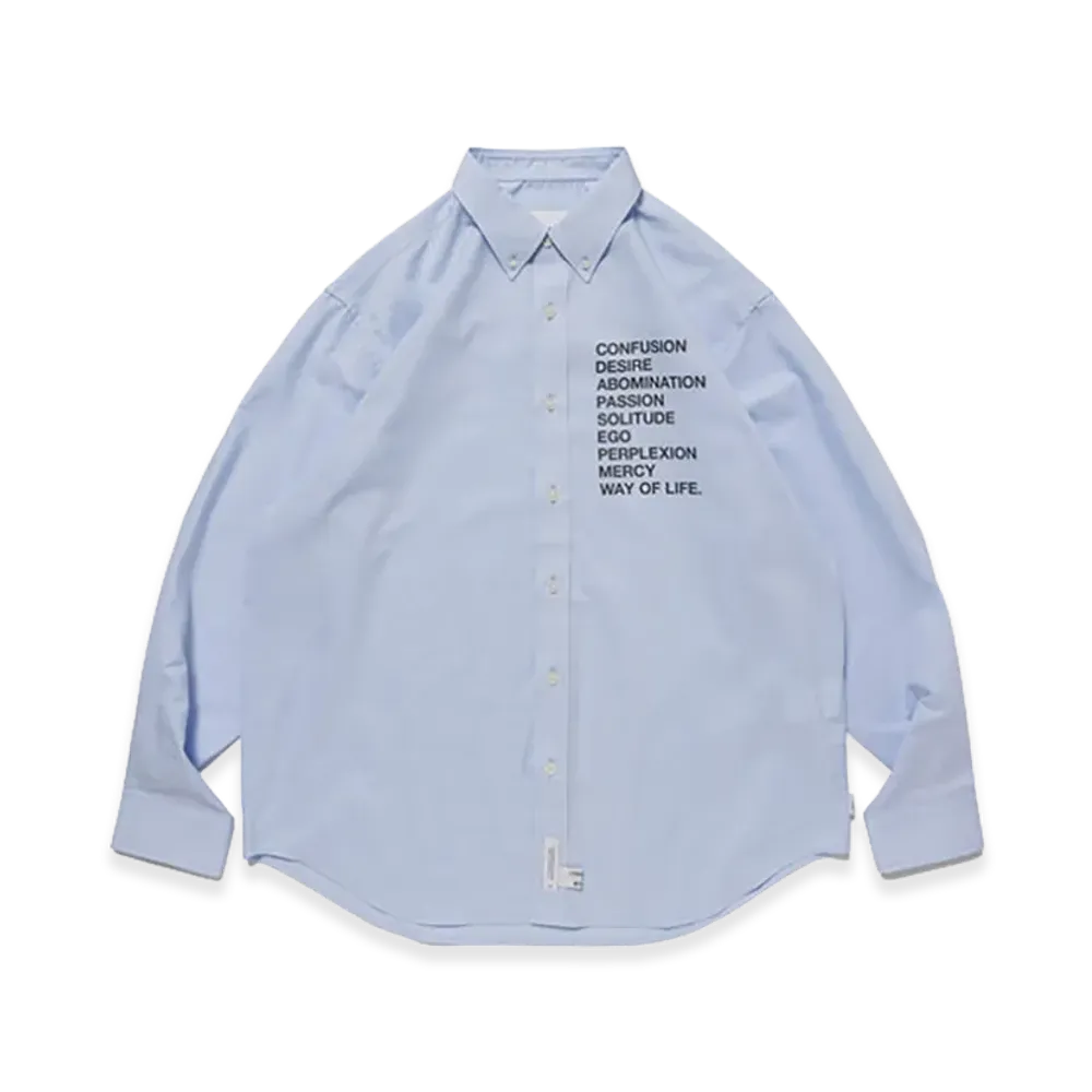 WTAPS BD 01 / LS / Ctpl. Oxford. RF "Blue"