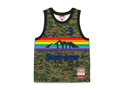 Supreme x Mitchell & Ness Teams Basketball Jersey "Digi Camo"