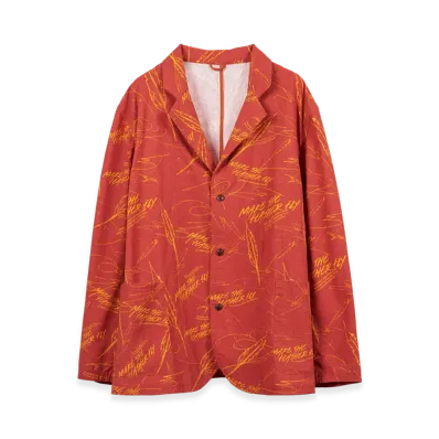GDC x KJ All-Over Pattern Jacket "Red"