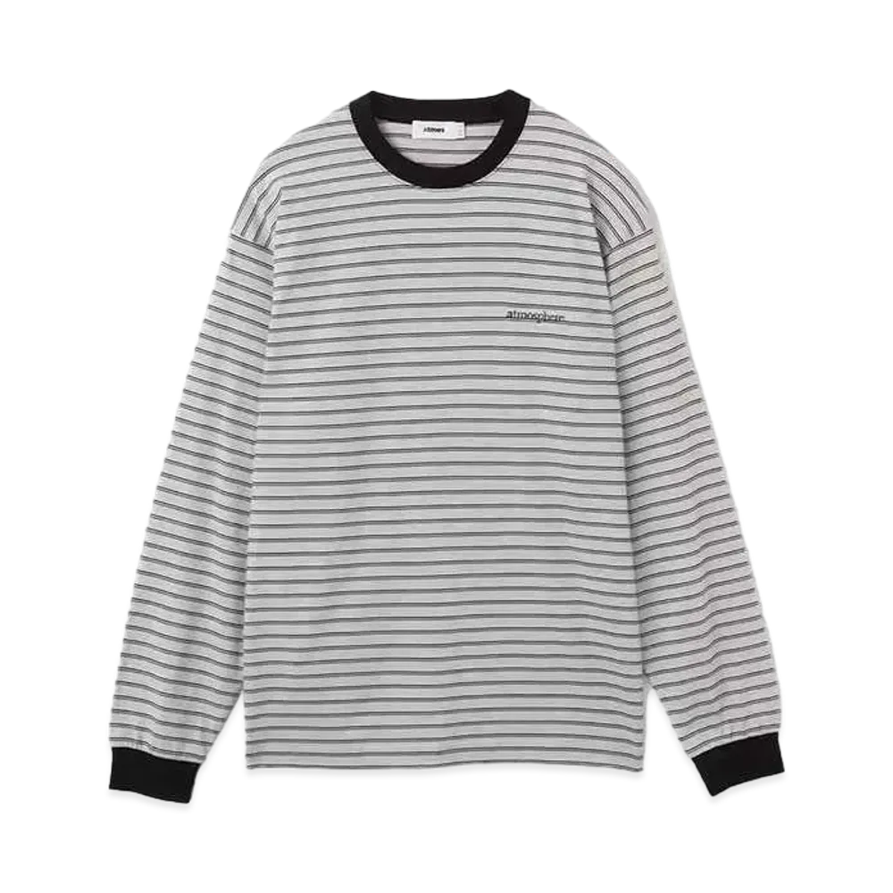 atmos Border Long T-shirt "Black"