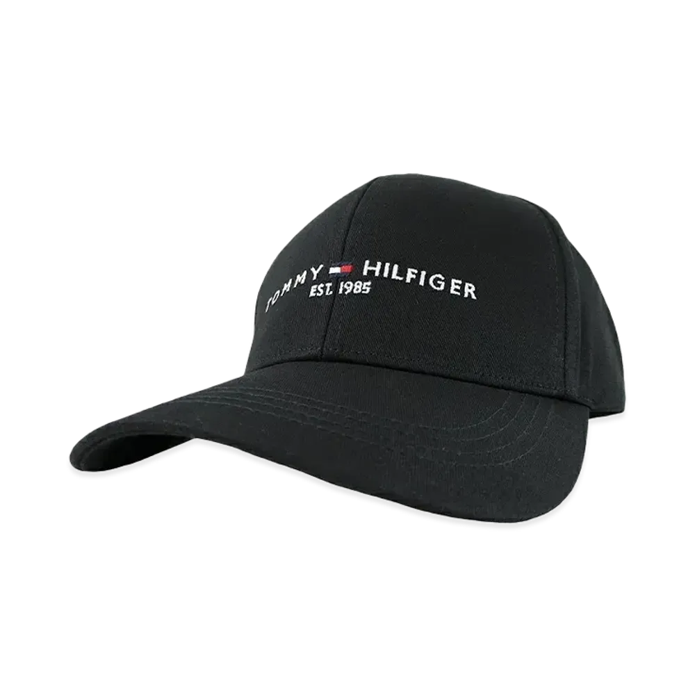 TOMMY HILFIGER Established Logo Cap "Black"