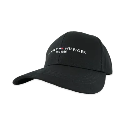 TOMMY HILFIGER Established Logo Cap "Black"