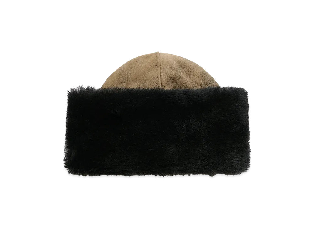 OUR LEGACY Women's Blizzard Hat "Smoky Black Dry Shearling"