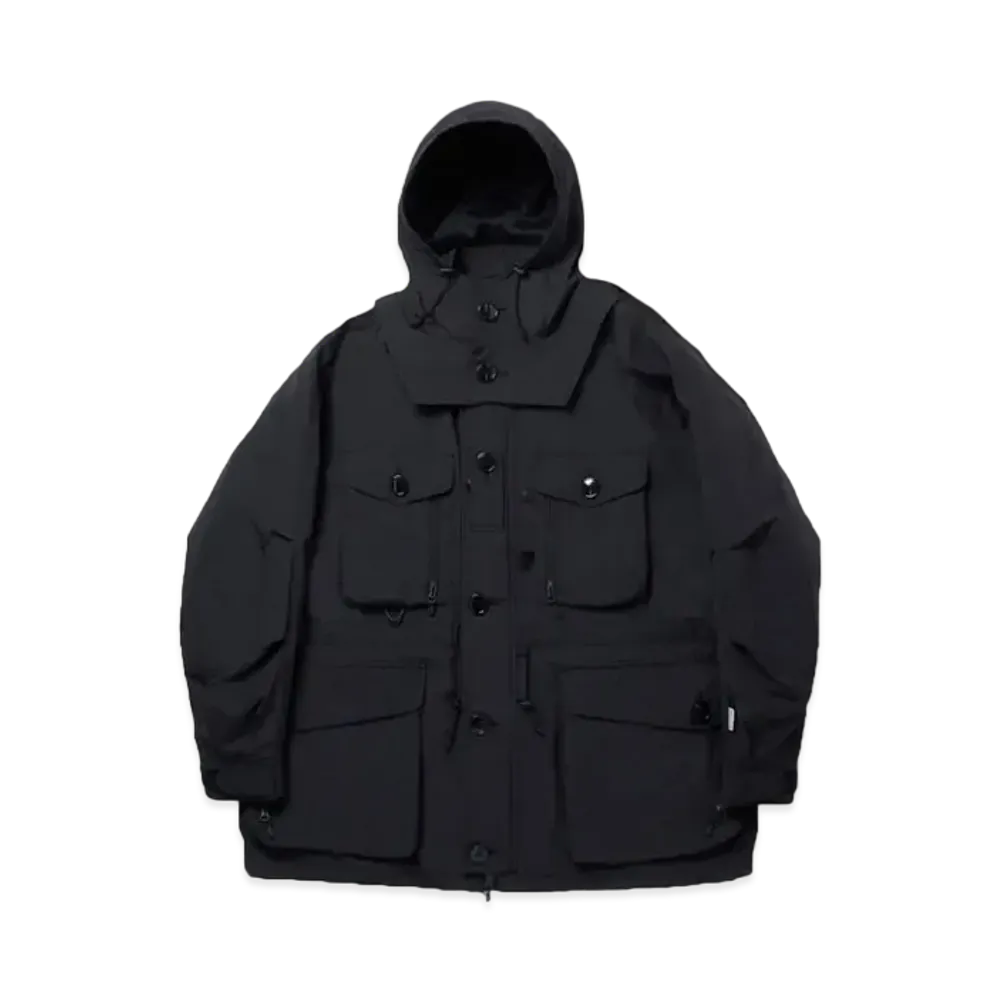 DAIWA PIER39 Gore-Tex Windstopper Tech Mil Canadian Down Parka "Black"