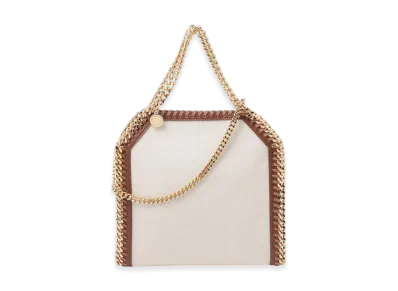 STELLA McCARTNEY Falabella Mini Tote Bag "Ecru"