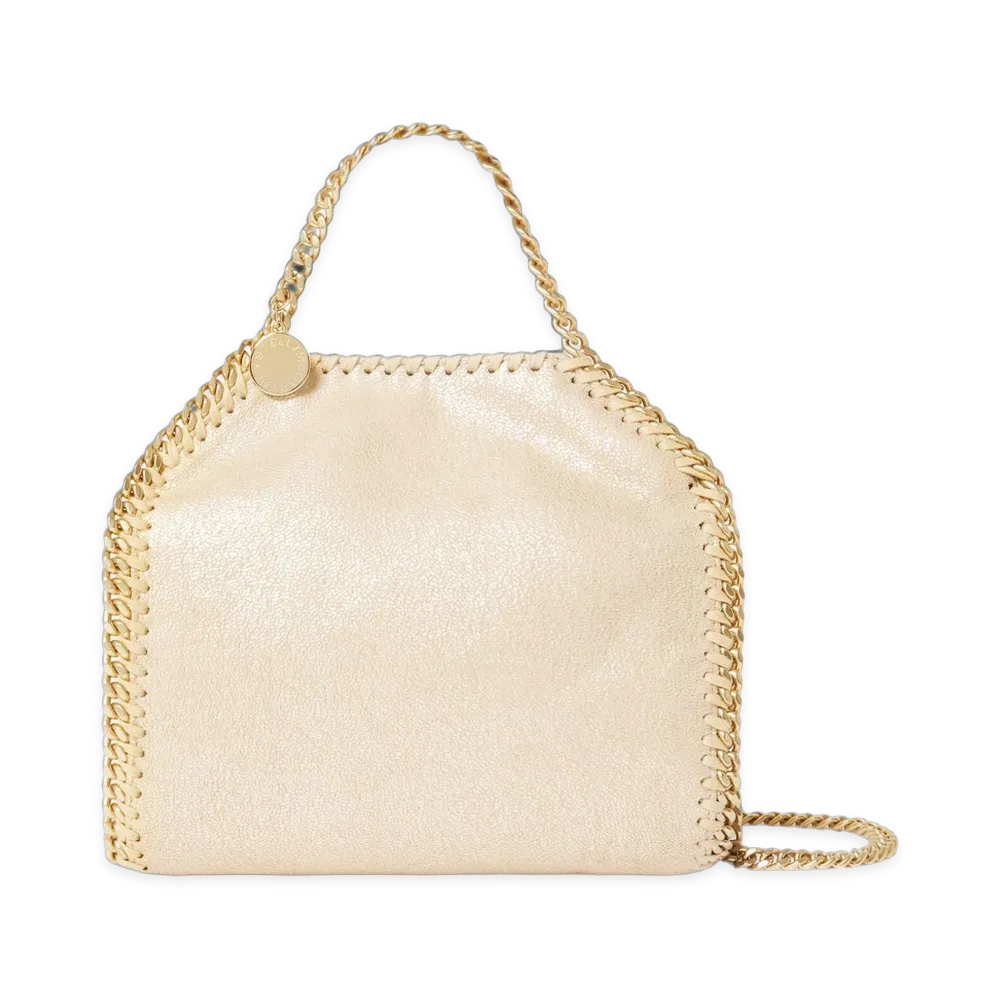 STELLA McCARTNEY Women's Mini Falabella Bag "Pyrite"