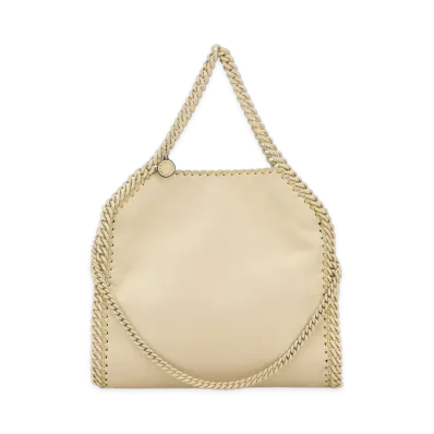 STELLA McCARTNEY Women's Shaggy Deer Mini Falabella Handbag "Cream"