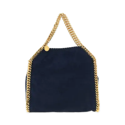 STELLA McCARTNEY Women's Falabella Mini Suede Bag "Navy"