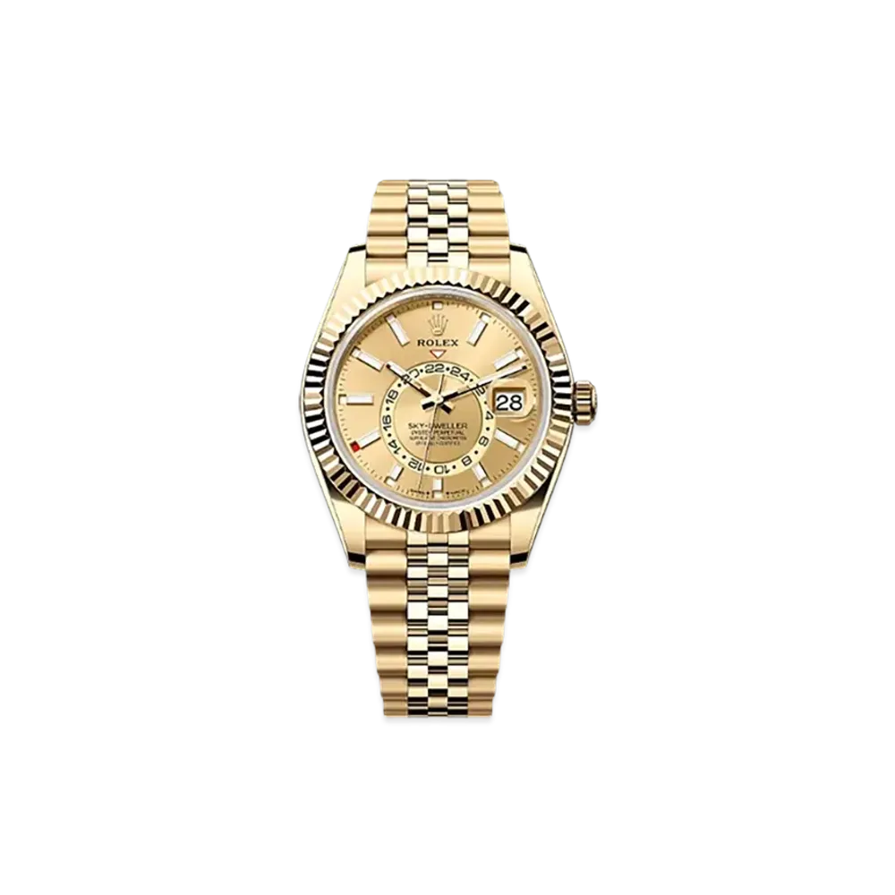 ROLEX Sky-Dweller 42mm Yellow Gold 336938 "Champagne-colour"