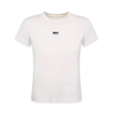 MM6 Maison Margiela Women's Logo Patch T-Shirt "White"