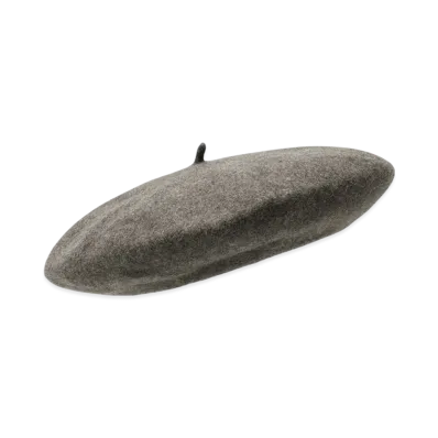 Maison Margiela Felt Wool Beret "Dark Gray"