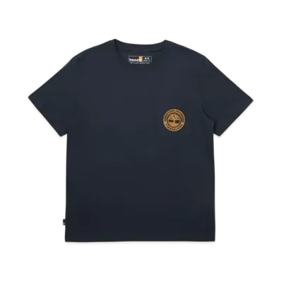 Timberland Men's Short Sleeve Graphic Pocket Tee "Dark Sapphire"