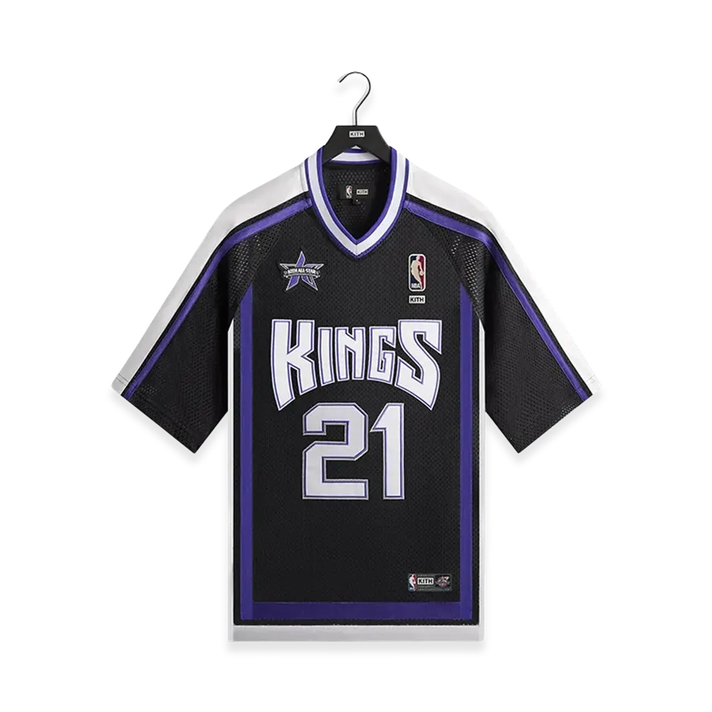 Kith x NBA All-Star Sacramento Kings Leon Shirt "Black"