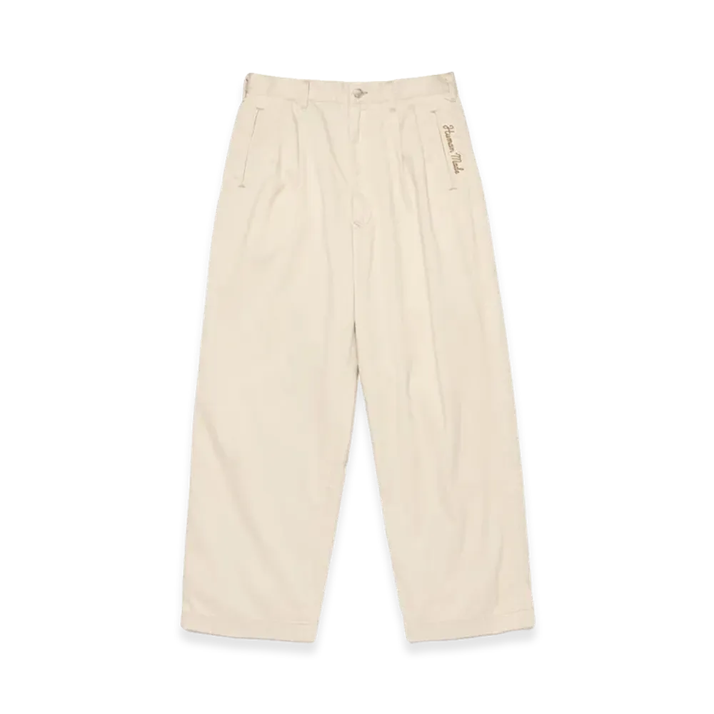 HUMAN MADE Wide Chino Pants "White"