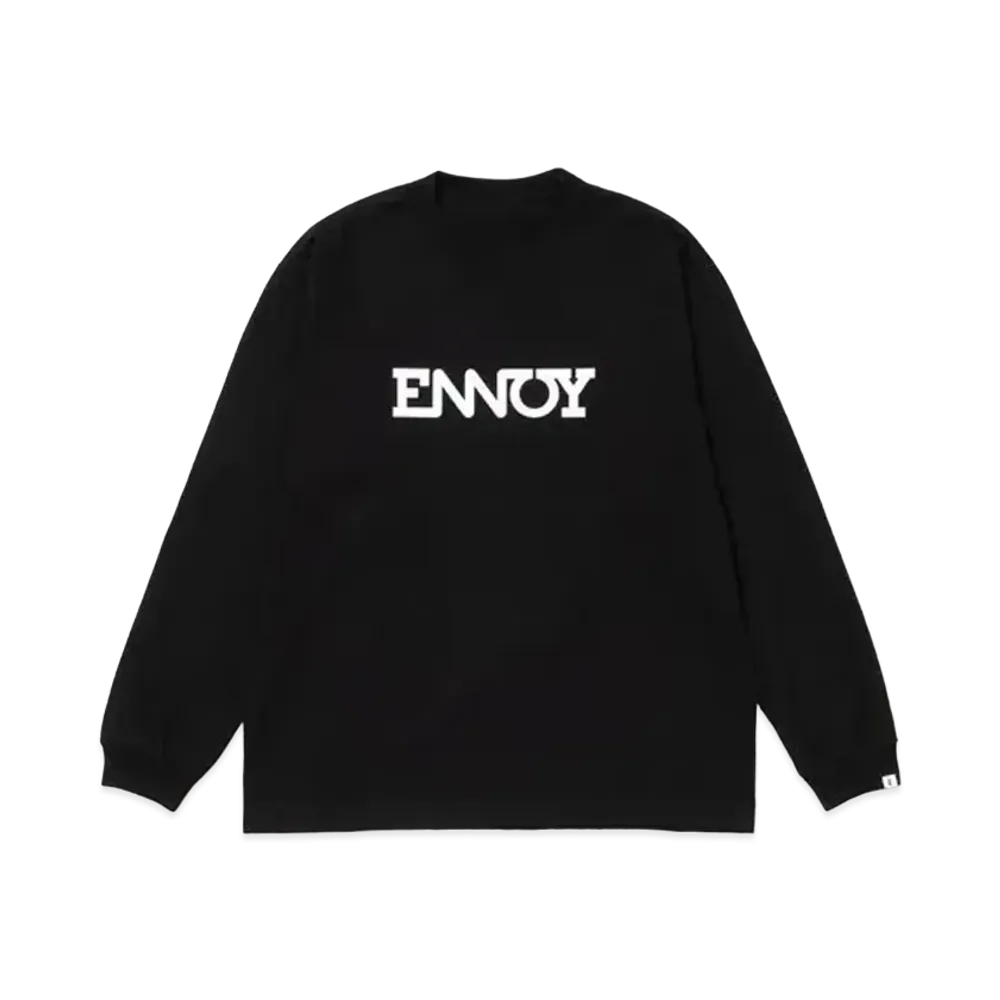 ENNOY 21SS Electric Logo L/S Tee "Black" SS21BRENCT03AM