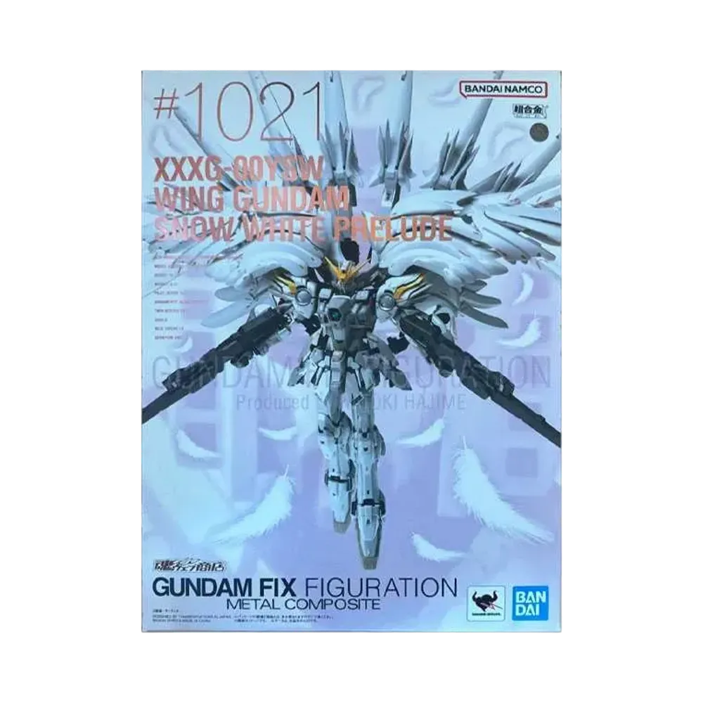 BANDAI "GUNDAM FIX FIGURATION METAL COMPOSITE" -Mobile Suit Gundam Wing- WING GUNDAM SNOW WHITE PRELUDE [15th anniversary special sale][Resale]