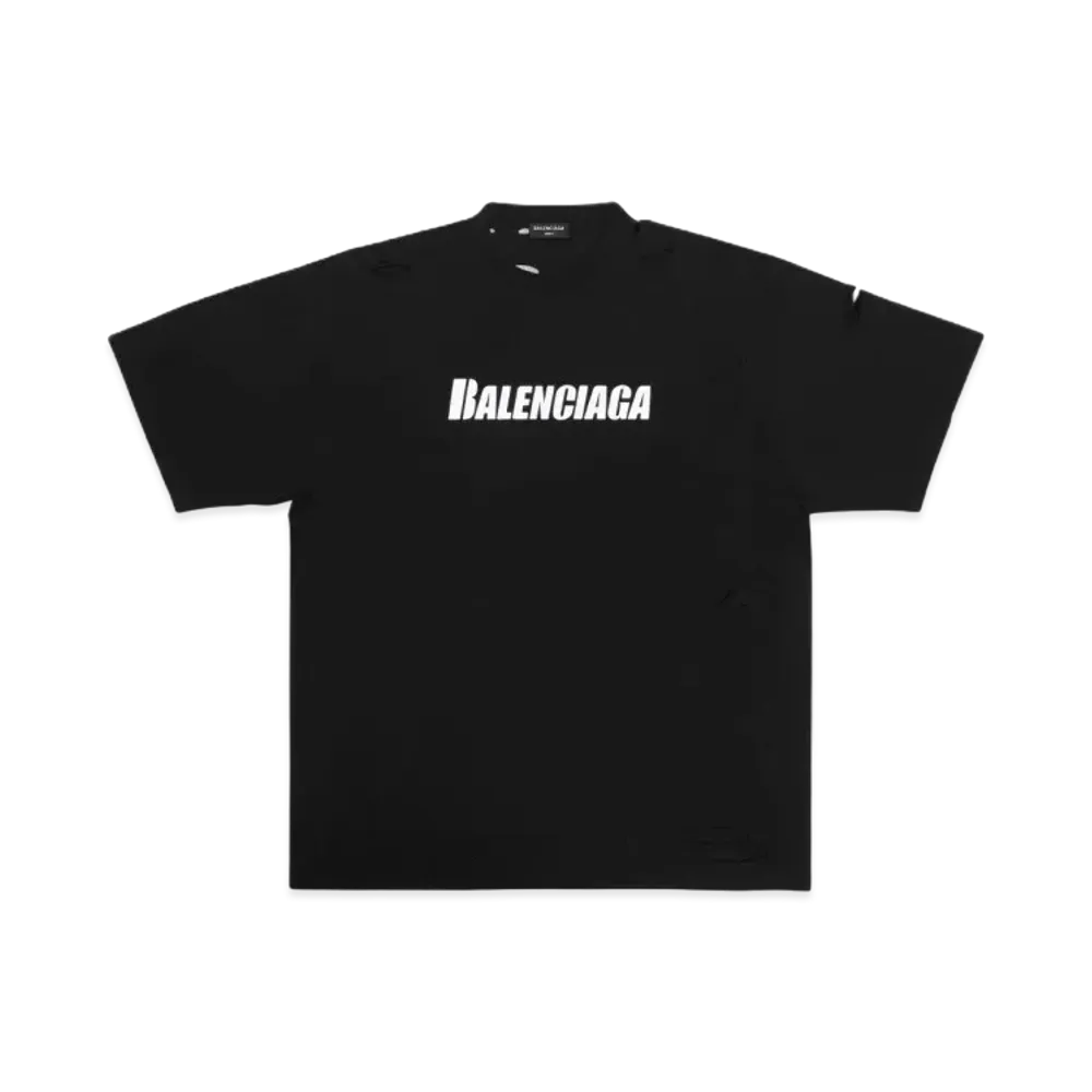 BALENCIAGA Caps T-shirt Boxy Fit "Black"