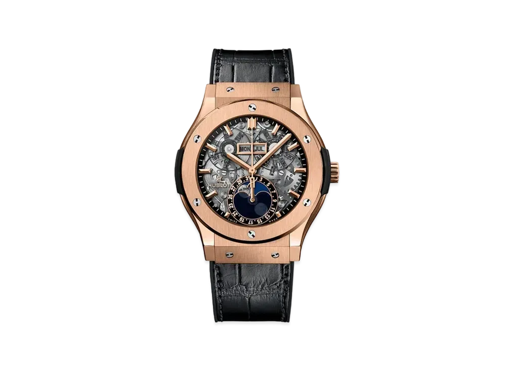 HUBLOT Classic Fusion Aerofusion Moonphase King Gold 45mm