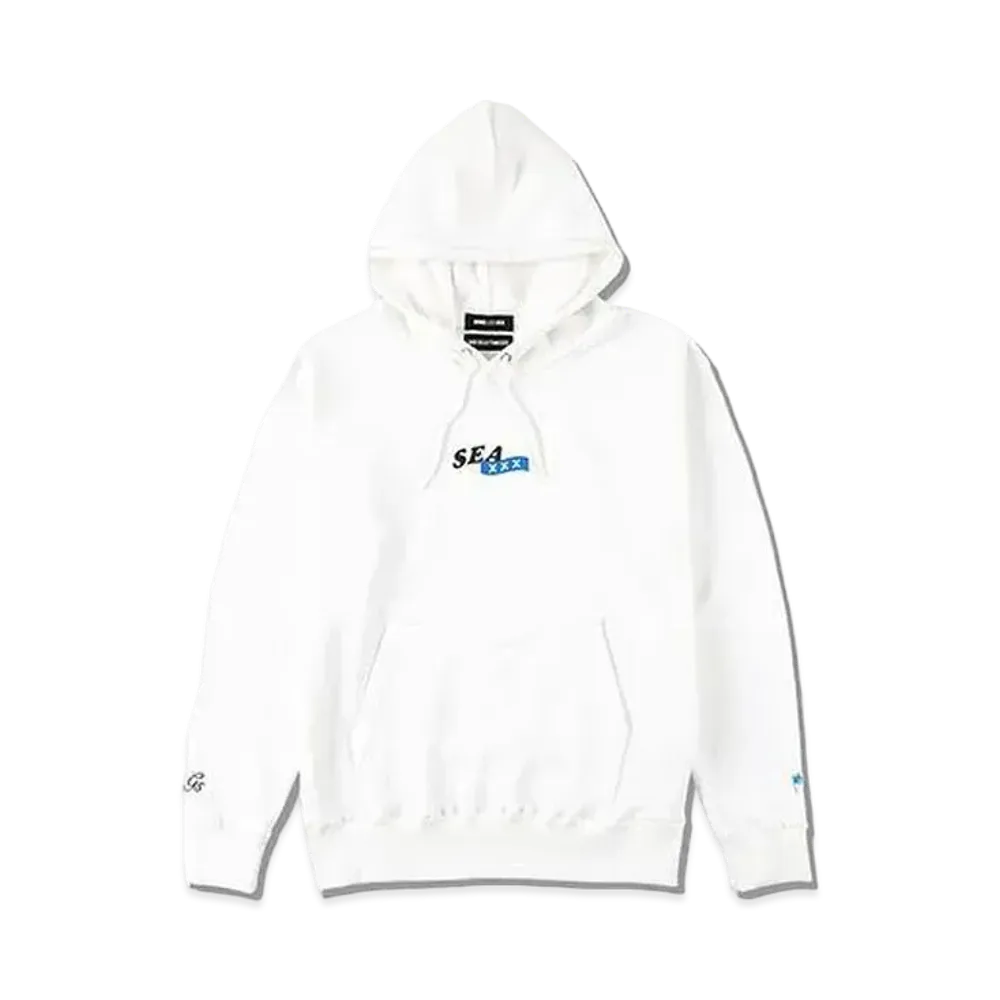WIND AND SEA x XXX (CIRCLE-XXX) HOODIE "White"