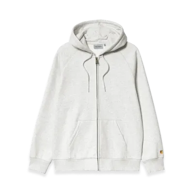 Carhartt WIP Hooded Chase Jacket "Ash Heather/Gold"